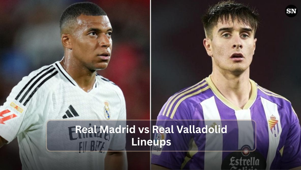 Real Madrid vs Real Valladolid Lineups